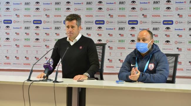 Altınordu Teknik Direktörü Hüseyin Eroğlu: "İki haftadır güzel skorlar alıyoruz"