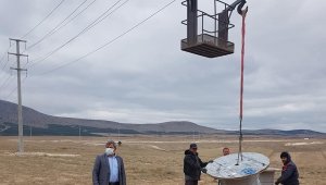 Altıntaş Zafer OSB'de enerji nakil hattı çalışmaları