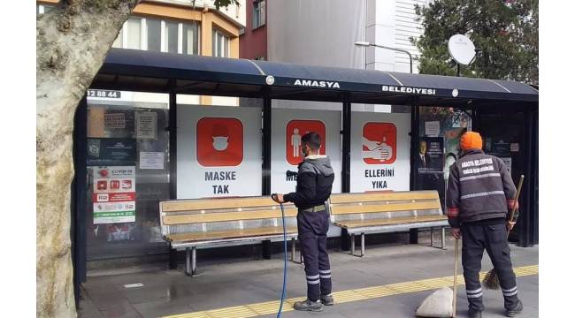 Amasya dezenfekte ediliyor