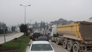 Asfalt çalışması güzergah değişikliğine neden oldu