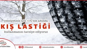 ATO Başkanı Baran'dan kış lastiği uyarısı: "Trafik kazası 'kader' değil"