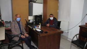 Başkan Altın'dan gazetecilere ziyaret