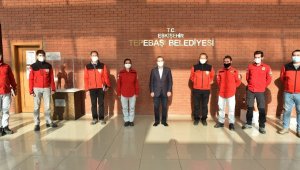 Başkan Ataç depremin kahramanları ile buluştu