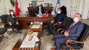 Başkan Tekin İl Milli Eğitim Müdürü Çelik'i ziyaret etti