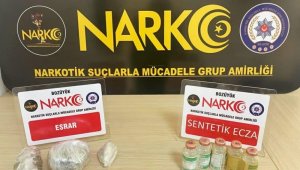 Bilecik'te durdurulan araç içinde uyuşturucu madde ele geçirildi