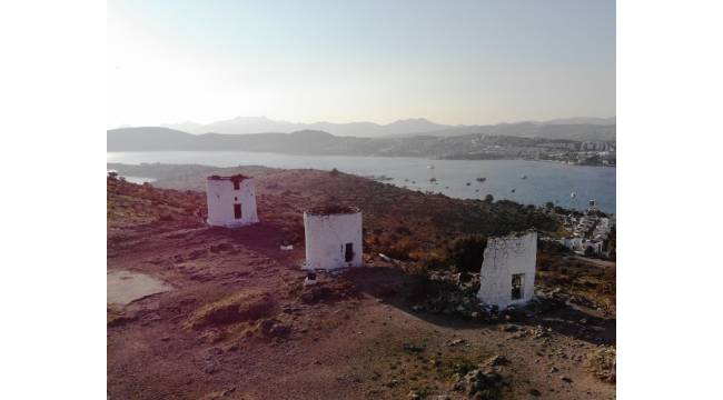 Bodrum'da 300 yıllık tarihi değirmenlerde utanç verici görüntüler
