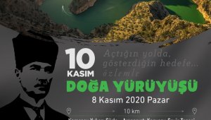 Büyükşehir Belediyesi'nden 10 Kasım doğa yürüyüşü