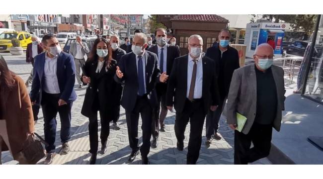 CHP Heyeti Beypazarı'nda vatandaşlarla bir araya geldi