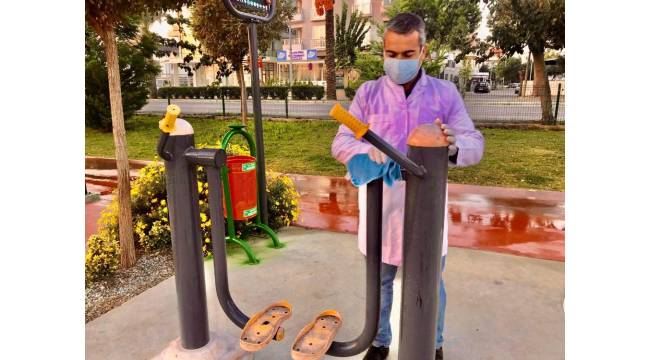 Didim'de dezenfekte çalışmaları her gün yapılıyor