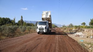Döşemealtı'nda yol çalışmalarına yeniden start verildi