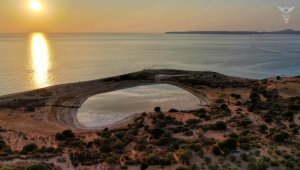 Dünyadaki 8 pembe gölden biri Çanakkale'de
