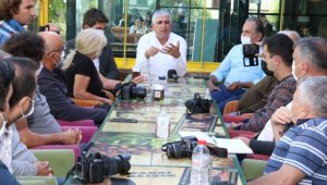 Gündeş, Anamur'da gazetecilerle buluştu