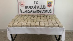 Hakkari'de 50 kilo 852 gram eroin ele geçirildi