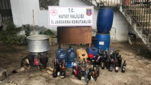 Hatay'da kaçak içki operasyonu