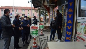 Hüyük'te korona virüs denetimleri