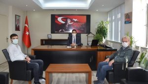İl Sağlık Müdürü Yemenici, Kaymakam Yıldırım'ı ziyaret etti