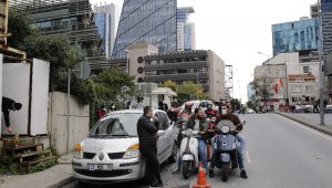 Kağıthane'de intihar girişiminde hareketli dakikalar kamerada
