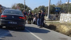 Karşı şeride geçen cip, otomobile çarptı 6 yaralı
