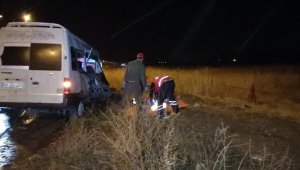 Kazadan sonra kaçan minibüs sürücünün kimliği tespit edildi