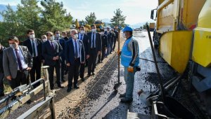 Komşu iki şehirden ortak asfalt çalışması