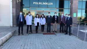 Korkmaz ve Koyuncu'dan Şuhut Devlet Hastanesine ziyaret