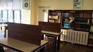 Kütüphane pandemi nedeniyle yeni düzenleme yapıldı