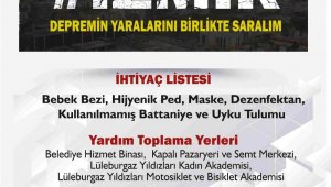 Lüleburgaz'dan İzmir için kampanya