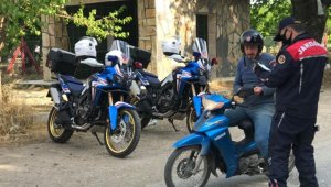 Manisa jandarmasından motosiklet denetimi