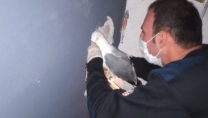 Mantı'yı kurtarmak için duvarı deldiler