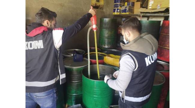 Mardin'de 11 bin 637 litre kaçak akaryakıt ele geçirildi