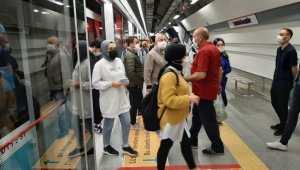 Mecidiyeköy-Mahmutbey Metrosu'nda günlük yolcu sayısı 80 bine ulaştı