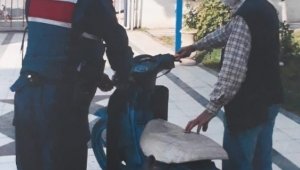 Motosiklet çalan şahıs gözaltına alındı