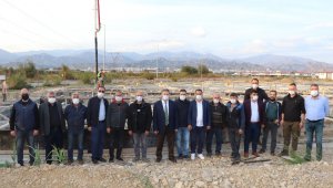 Nazilli Sanayi Sitesi'nde 18 dükkanın temeli atıldı