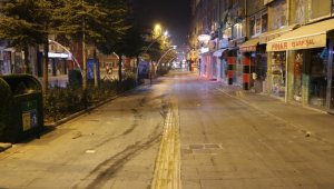 Niğde'de cadde ve sokaklarda sessizlik hakim