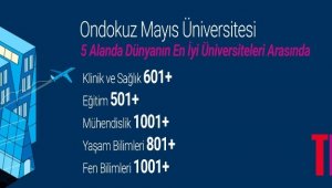 OMÜ dünyanın en iyi 522. üniversitesi