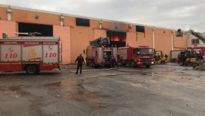 Şanlıurfa'da tekstil fabrikasında korkutan yangın