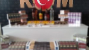 Silifke'de çok sayıda gümrük kaçağı tütün ürünü ele geçirildi