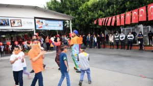 Tarsus'ta lösemi hastası çocuklara moral etkinliği
