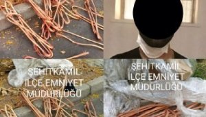 180 bin TL'lik kablo çalmak isteyen hırsız suçüstü yakalandı