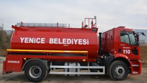 Açılan kampanya ile belediyeye yeni itfaiye alındı