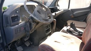 Adıyaman'da minibüs yangını
