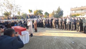 Afrin'de şehit olan asker son yolculuğuna uğurlandı