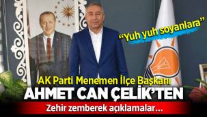 AK Parti İlçe Başkanı'ndan CHP Menemen'e zehir zemberek açıklamalar