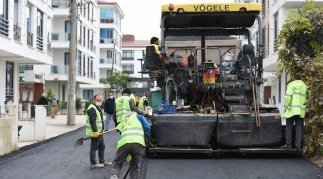 Altınordu Belediyesi altyapı seferberliğini sürdürüyor