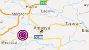 Amasya'da 3.3 büyüklüğünde deprem