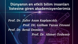 Anadolu Üniversitesi akademisyenleri "Dünyanın En Etkili Bilim İnsanları" listesinde