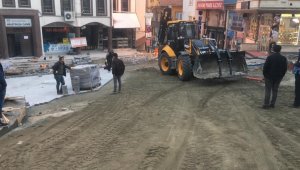 Artvin'de belediye kısıtlamayı fırsata çevirdi, alt yapı çalışmalarını tamamladı