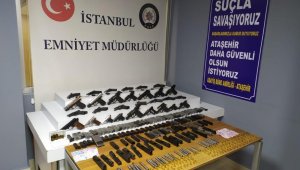 Ataşehir'de silah imalathanesine çevrilen depoya polis baskını