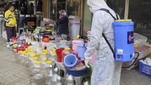 Aydın Büyükşehir dezenfekte çalışmalarını sürdürüyor