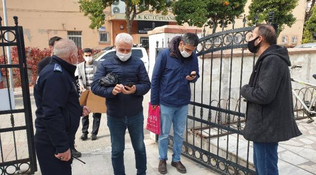 Aydın'da cuma namazı öncesi HES kodu sorgulaması yapıldı